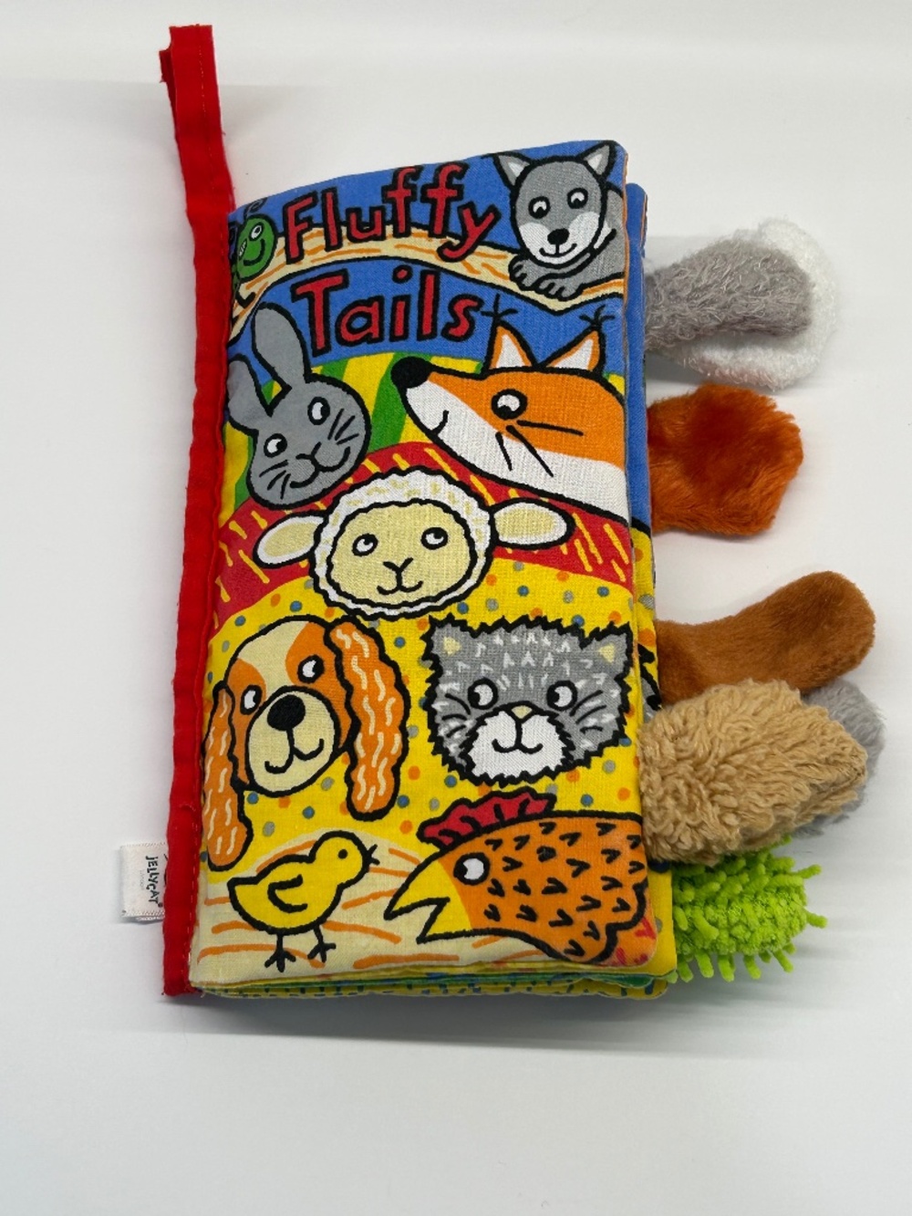 Jellycat Activity Tails Soft Book Series Fluffy Tails